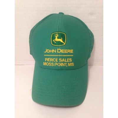 John Deere Trucker Hat Snapback Adjustable Pierce Sales. Moss Point  MS  eb-26677706